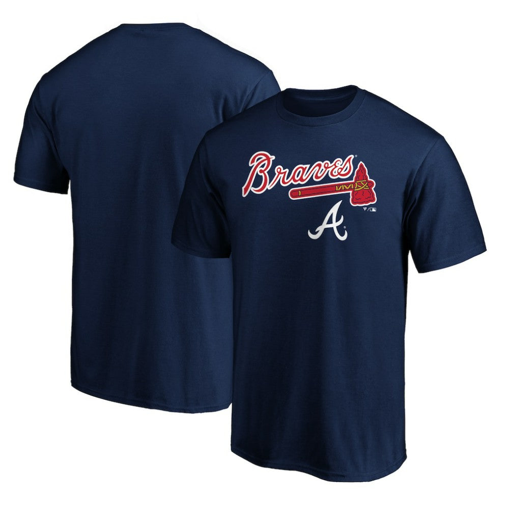 Atlanta Braves Team Lockup Logo T-Shirt - MLB
