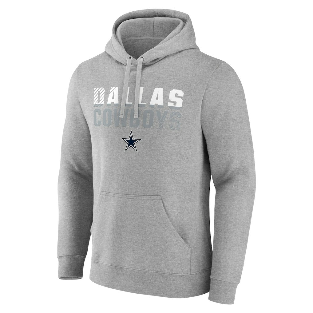 Dallas Cowboys Fade Out Pullover Hoodie Heathered Gray | NFL