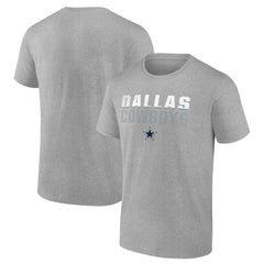 Dallas Cowboys Team Fade Out T-Shirt Heathered Gray | NFL