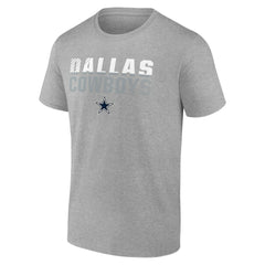 Dallas Cowboys Team Fade Out T-Shirt Heathered Gray | NFL