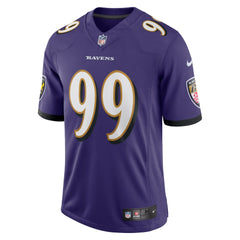 Odafe Oweh Baltimore Ravens Vapor Limited Jersey Purple | Nike for Sale