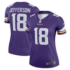 Justin Jefferson Minnesota Vikings Women's Legend Player Performance Top Purple | Nike for Sale