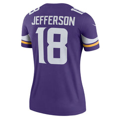 Justin Jefferson Minnesota Vikings Women's Legend Player Performance Top Purple | Nike for Sale
