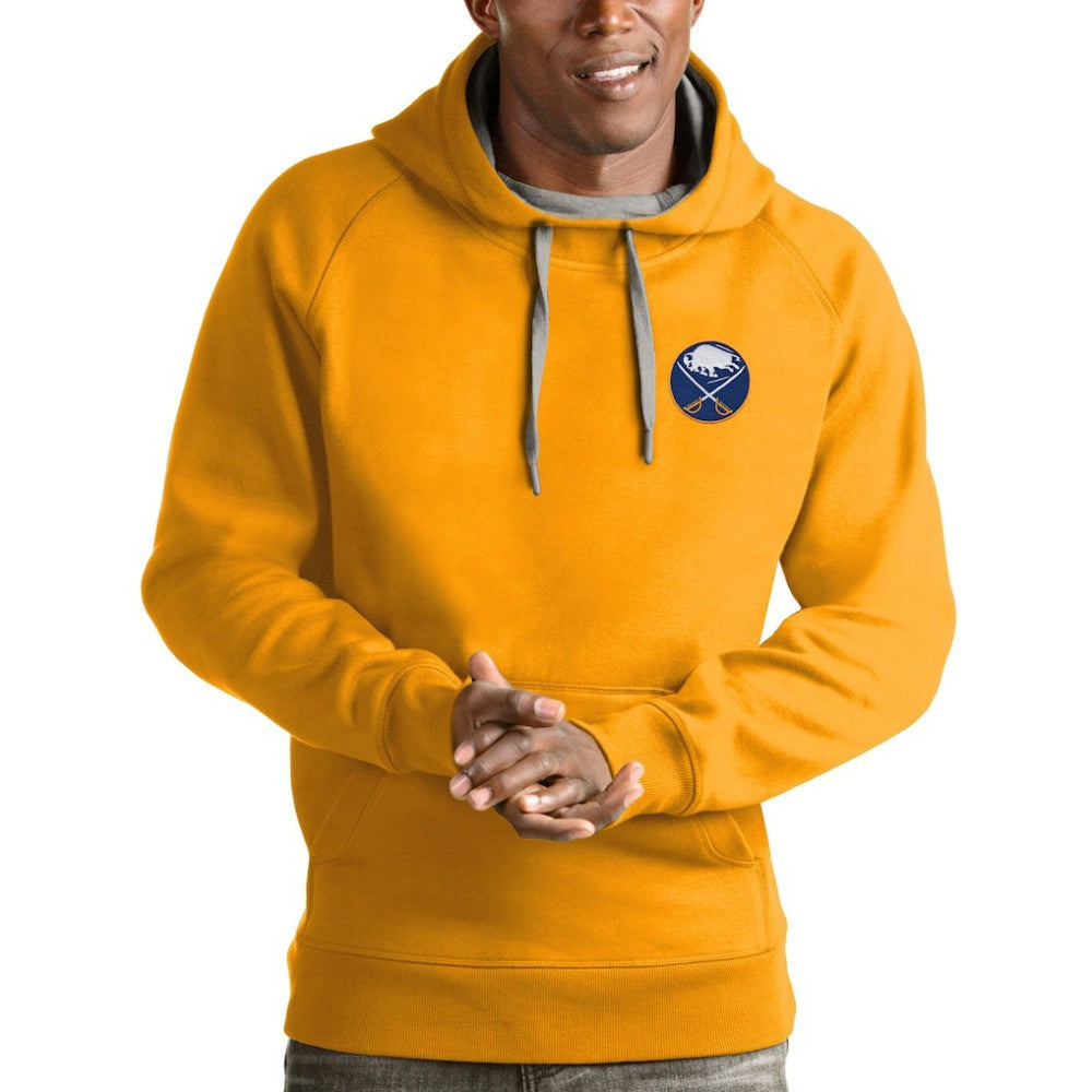 Buffalo Sabres Antigua Victory Pullover Hoodie - Gold - NHL