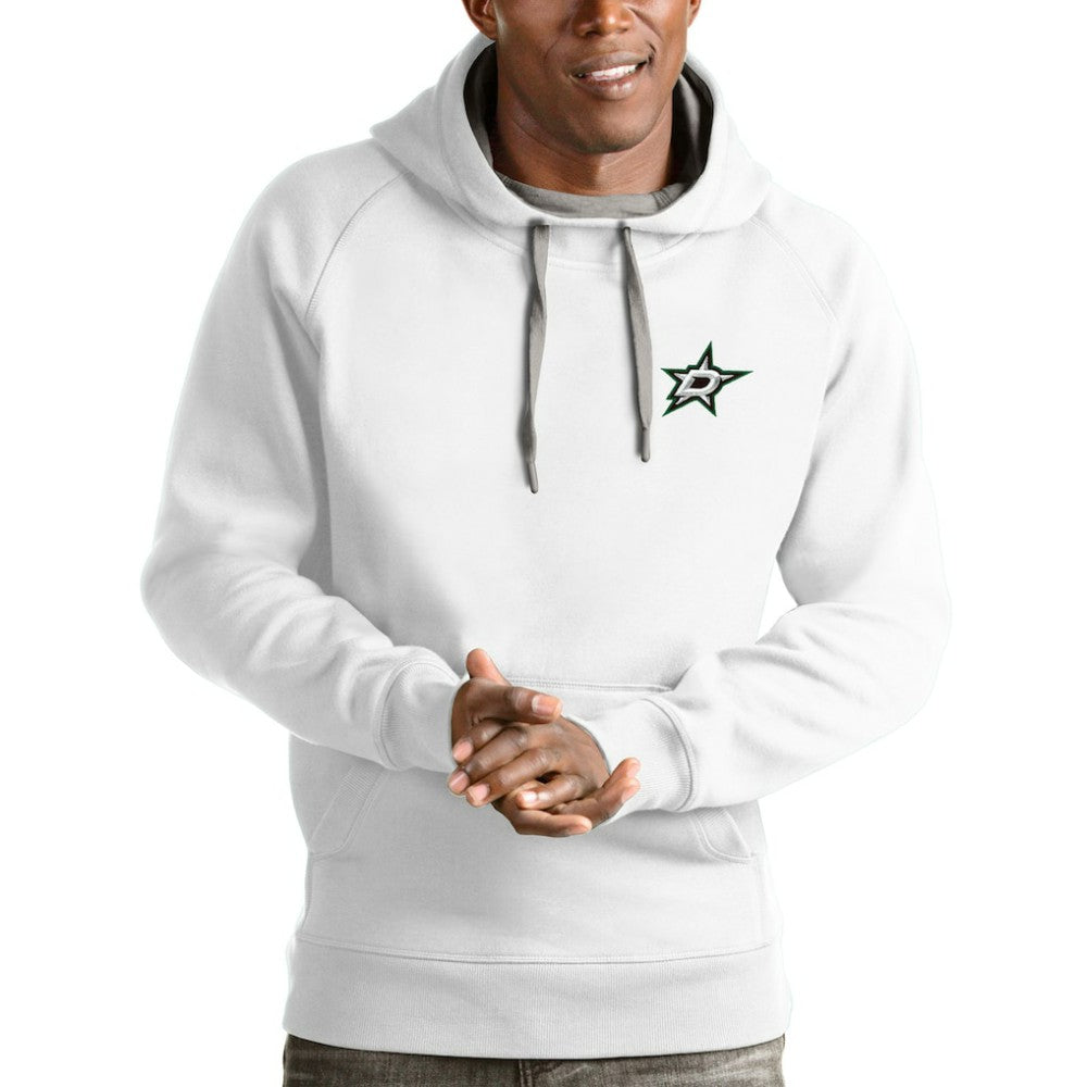 Dallas Stars Antigua Victory Pullover Hoodie - White - NHL