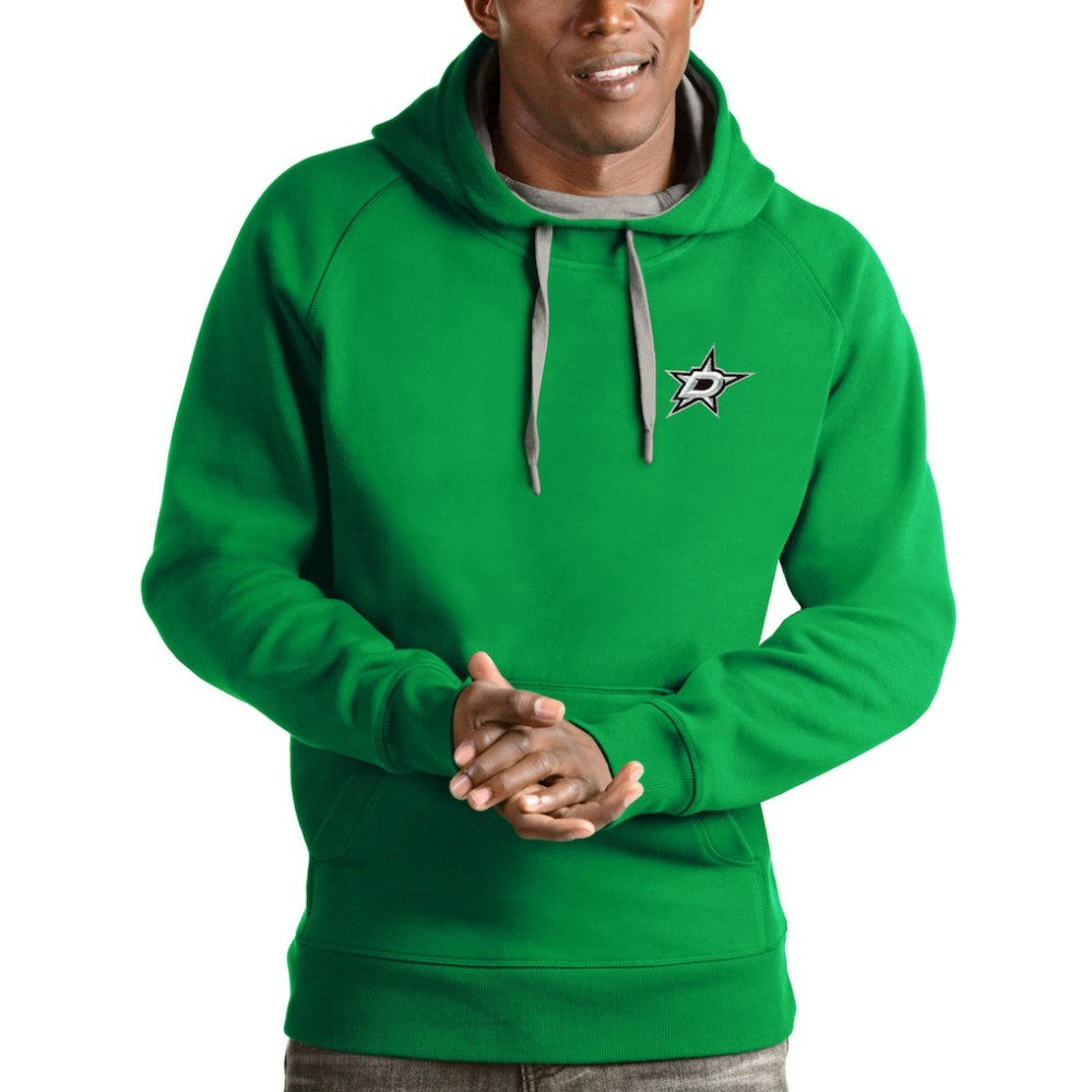 Dallas Stars Antigua Victory Pullover Hoodie - Kelly Green - NHL