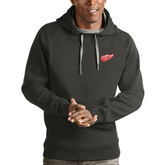 Detroit Red Wings Antigua Victory Pullover Hoodie - Charcoal - NHL