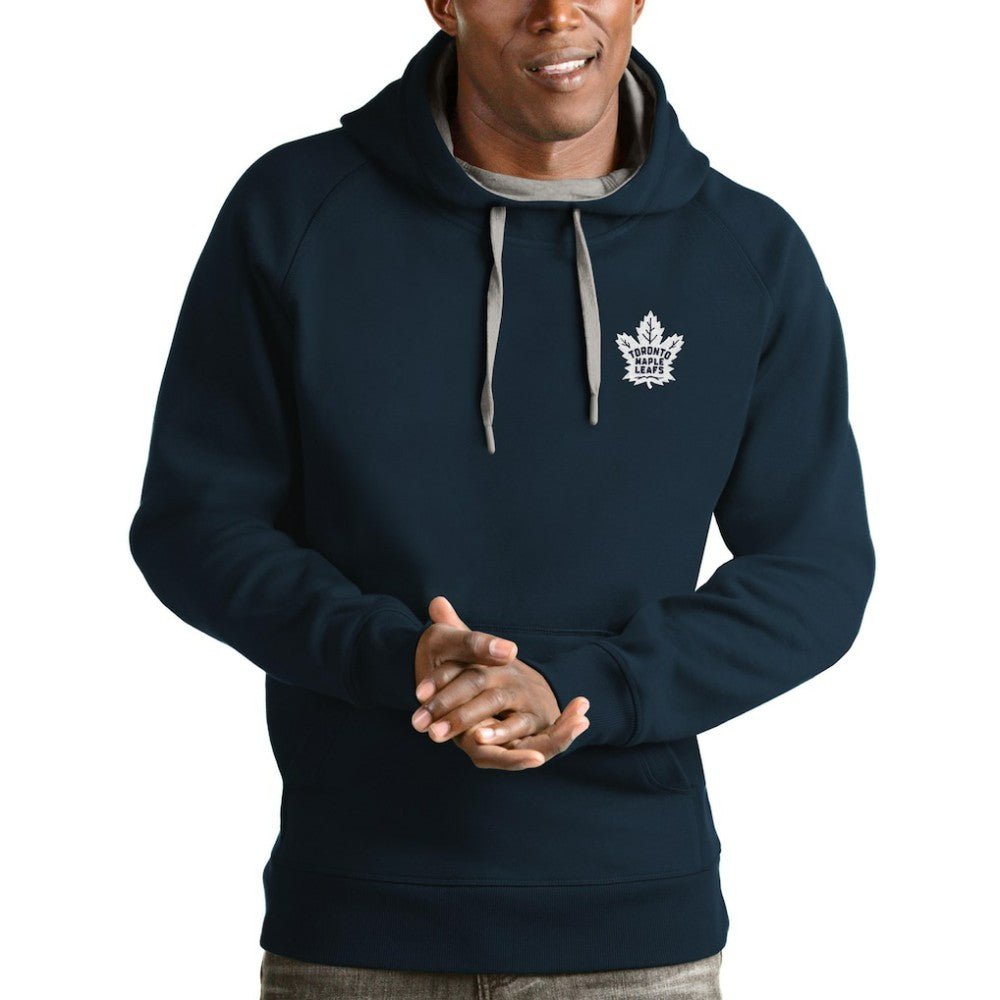 Toronto Maple Leafs Antigua Victory Pullover Hoodie - Navy - NHL