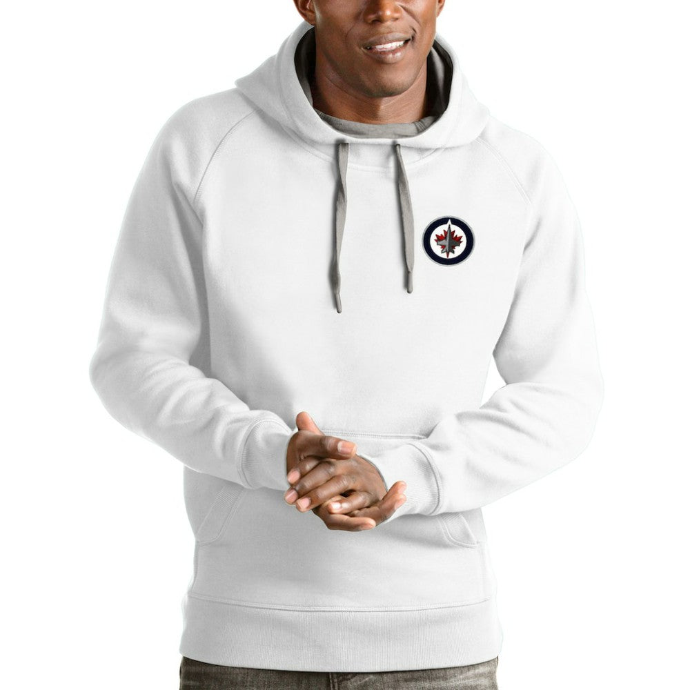 Winnipeg Jets Antigua Victory Pullover Hoodie - White - NHL
