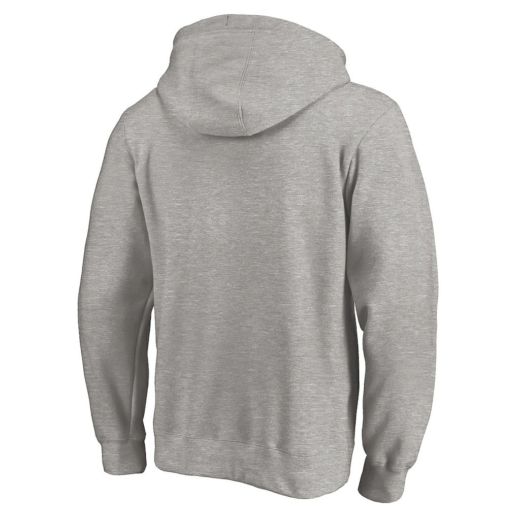 Dallas Cowboys Primary Logo Fitted Pullover Hoodie Heather Gray | NFL