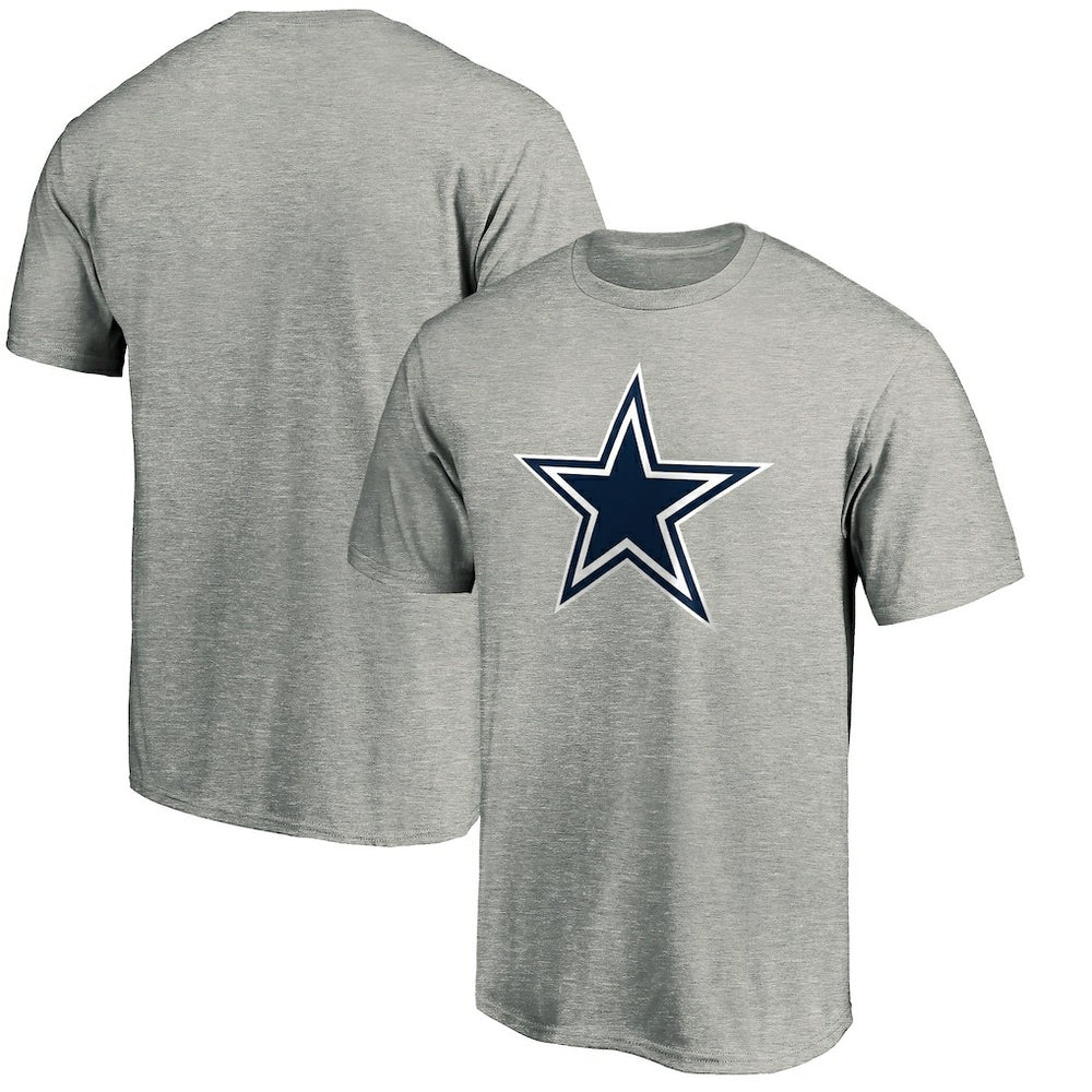 Dallas Cowboys Primary Logo T-Shirt Heather Gray | Fanatics