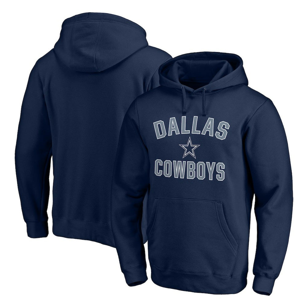 Dallas Cowboys Victory Arch Team Fitted Pullover Hoodie Navy | NFL