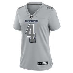 Dak Prescott Dallas Cowboys Women's Atmosphere Fashion Game Jersey Gray | Nike for Sale