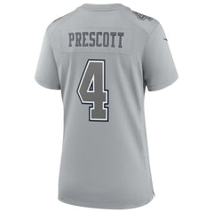 Dak Prescott Dallas Cowboys Women's Atmosphere Fashion Game Jersey Gray | Nike for Sale