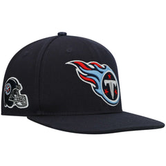 Tennessee Titans Pro Standard Logo II Snapback Hat Navy | NFL
