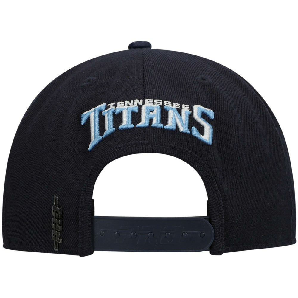 Tennessee Titans Pro Standard Logo II Snapback Hat Navy | NFL