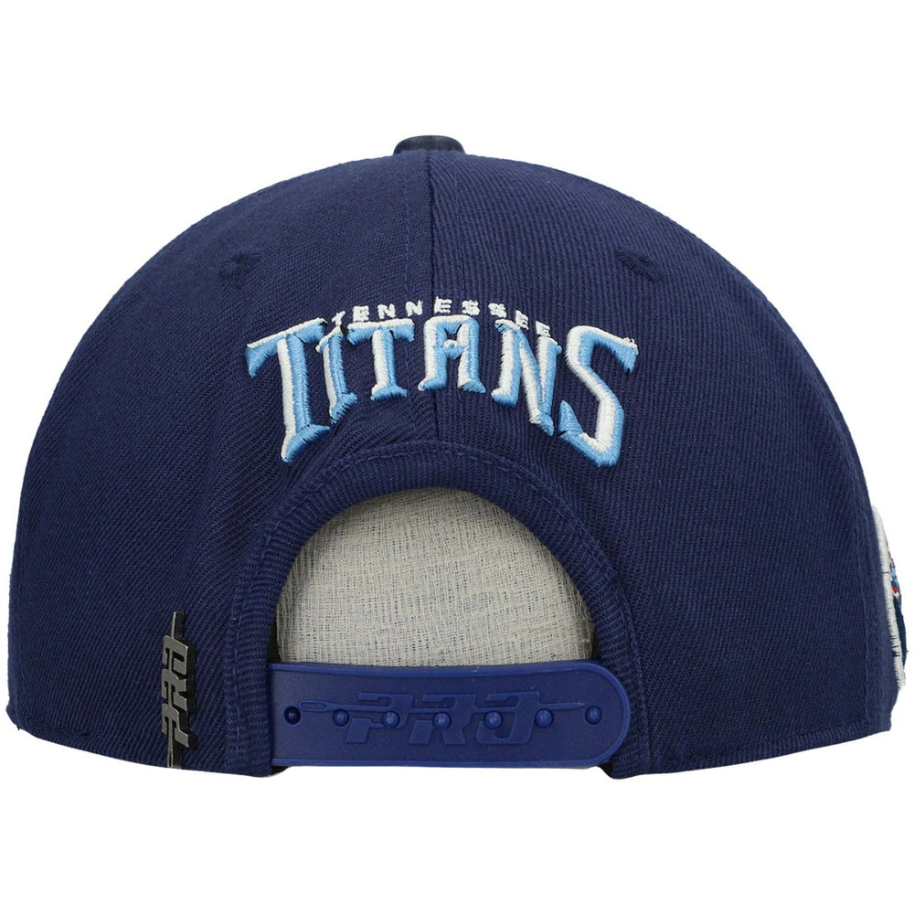 Tennessee Titans Pro Standard Stacked Snapback Hat Navy | NFL