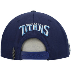 Tennessee Titans Pro Standard Stacked Snapback Hat Navy | NFL