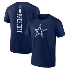 Dak Prescott Dallas Cowboys Playmaker T-Shirt Navy | NFL