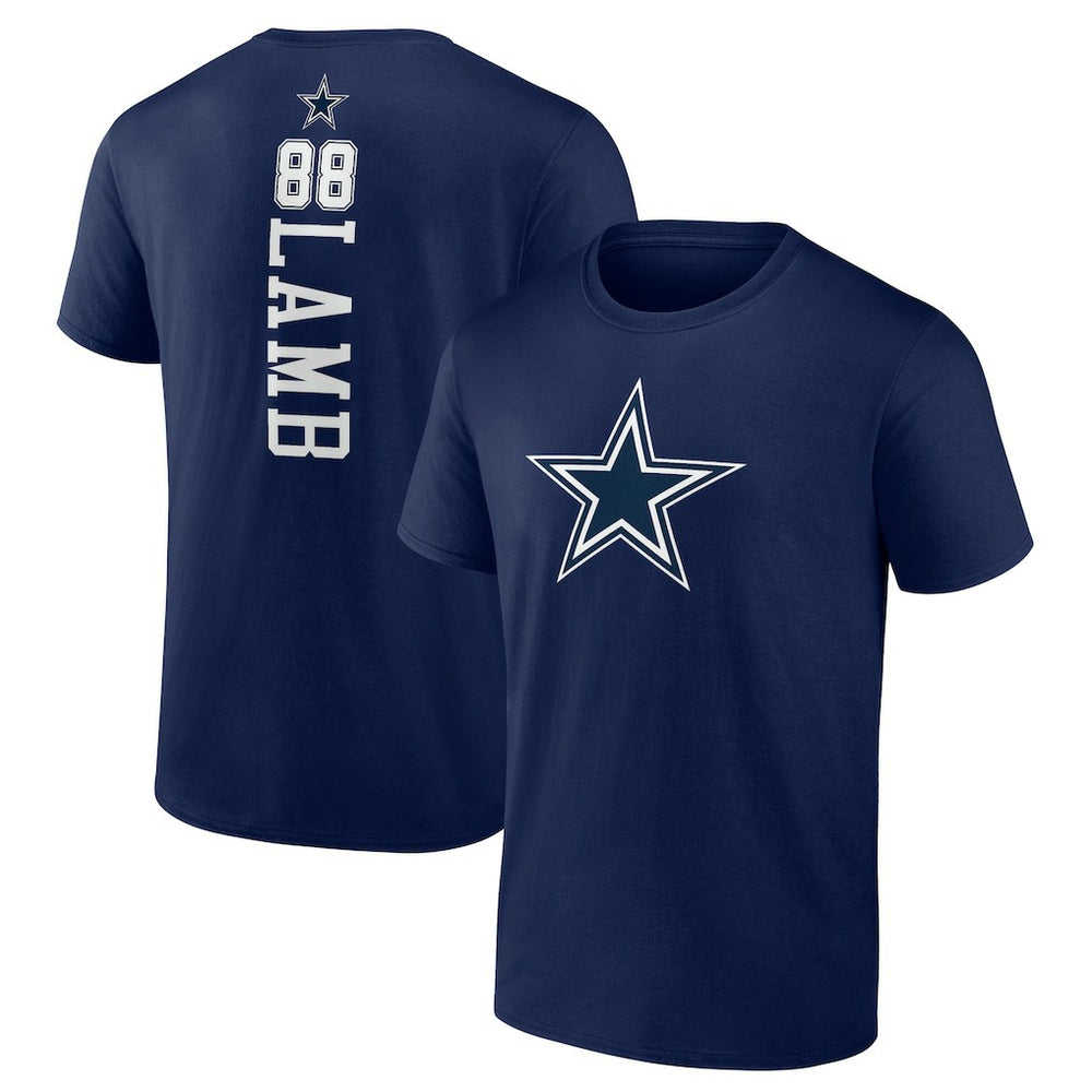 CeeDee Lamb Dallas Cowboys Playmaker T-Shirt Navy | NFL