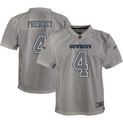 Dak Prescott Dallas Cowboys Youth Atmosphere Game Jersey Gray | Nike for Sale