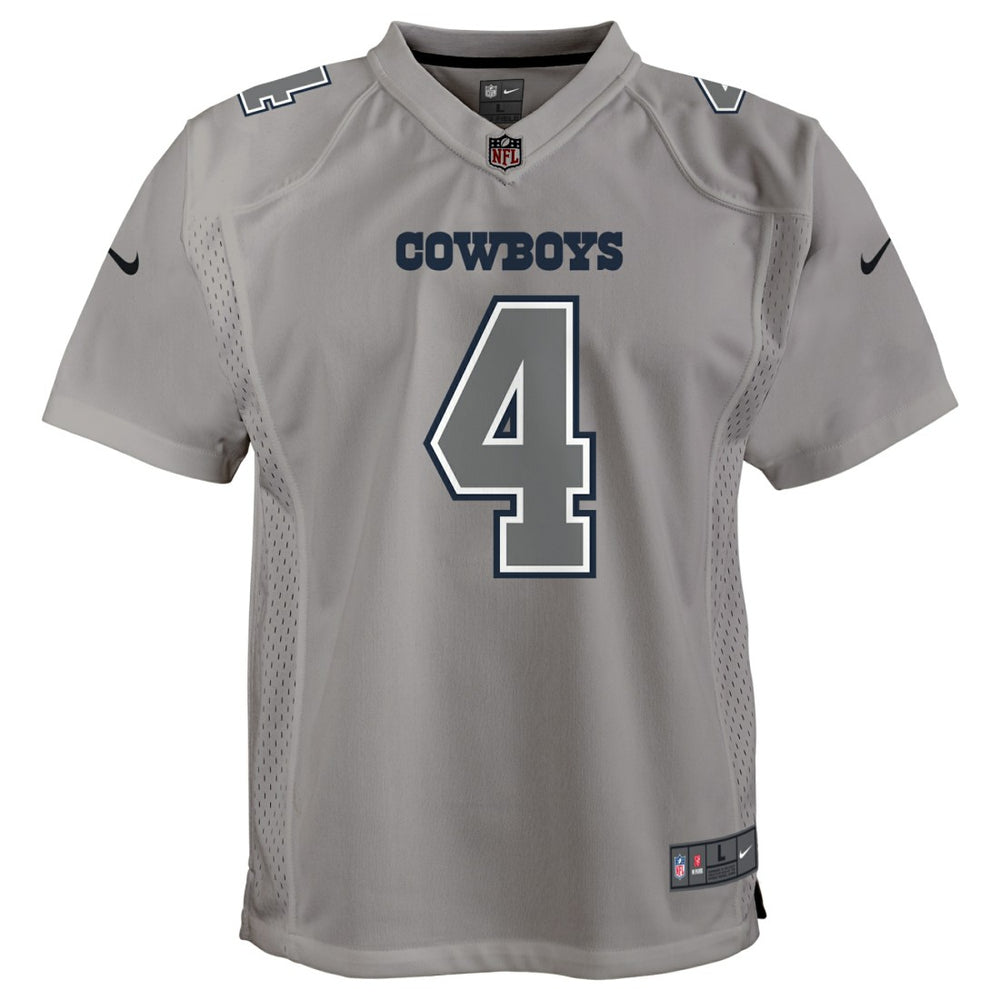 Dak Prescott Dallas Cowboys Youth Atmosphere Game Jersey Gray | Nike for Sale