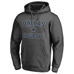 Dallas Cowboys Victory Arch Team Fitted Pullover Hoodie Charcoal | NFL