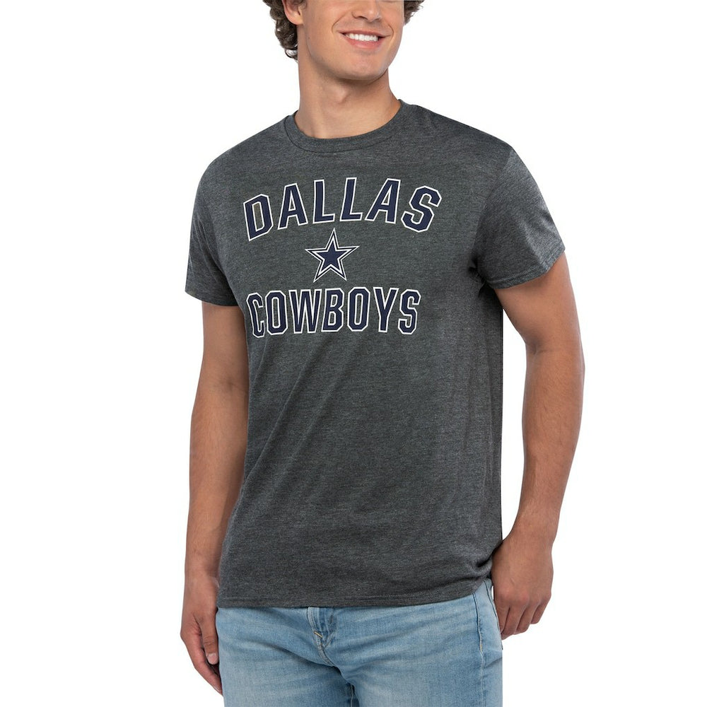 Dallas Cowboys Victory Arch T-Shirt Heather Charcoal | Fanatics