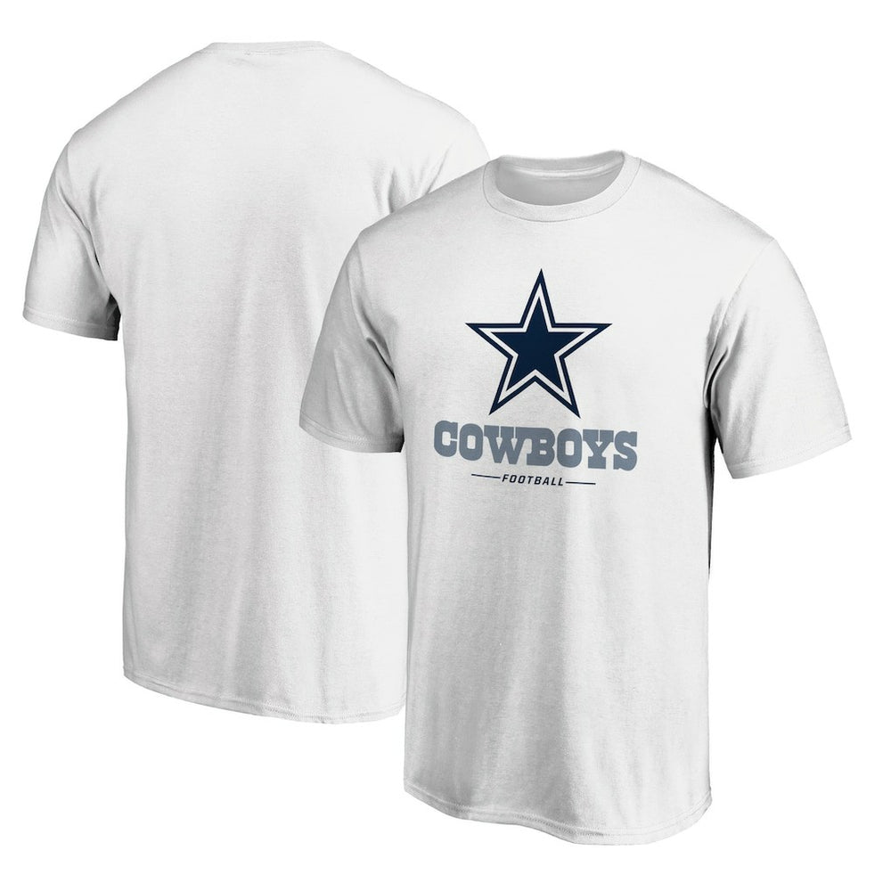 Dallas Cowboys Team Lockup T-Shirt White | NFL