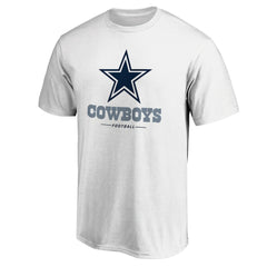 Dallas Cowboys Team Lockup T-Shirt White | NFL