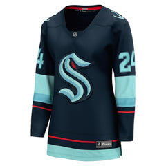 Jamie Oleksiak Seattle Kraken Fanatics Women's Home Breakaway Player Jersey - Deep Sea Blue - NHL