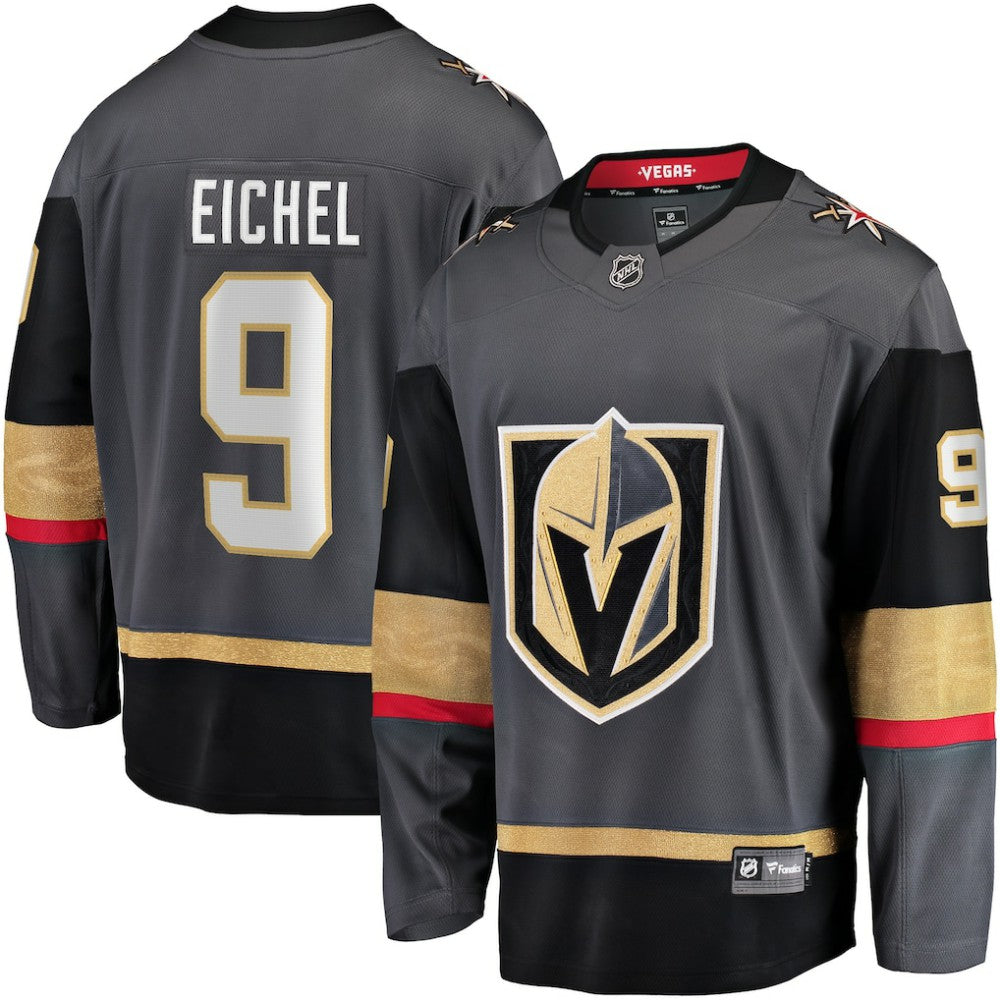 Jack Eichel Vegas Golden Knights Fanatics Alternate Breakaway Player Jersey - Gray - NHL