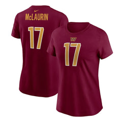 Terry McLaurin Washington Commanders Women's Player Name & Number T-Shirt Burgundy | Nike for Sale