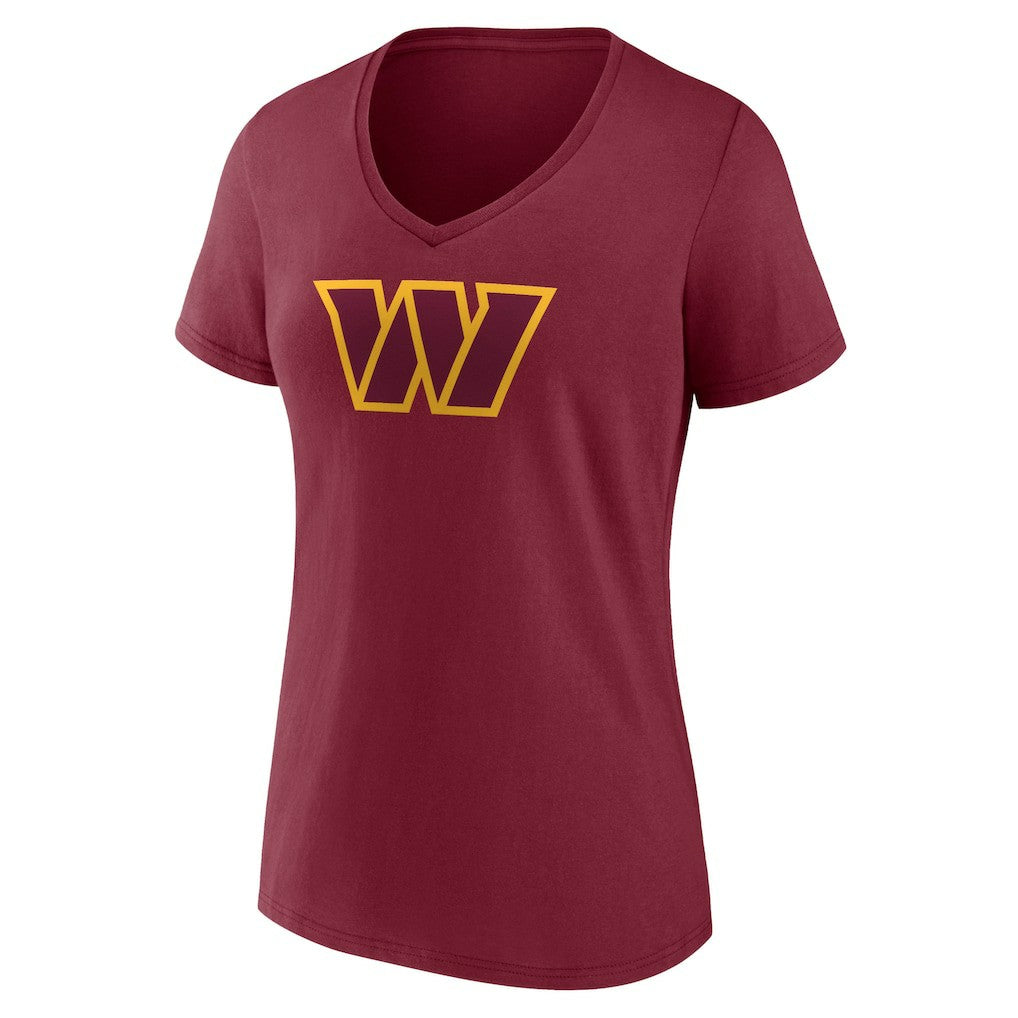Terry McLaurin Washington Commanders Women's Player Icon Name & Number V-Neck T-Shirt Burgundy | Fanatics