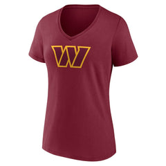 Terry McLaurin Washington Commanders Women's Player Icon Name & Number V-Neck T-Shirt Burgundy | Fanatics