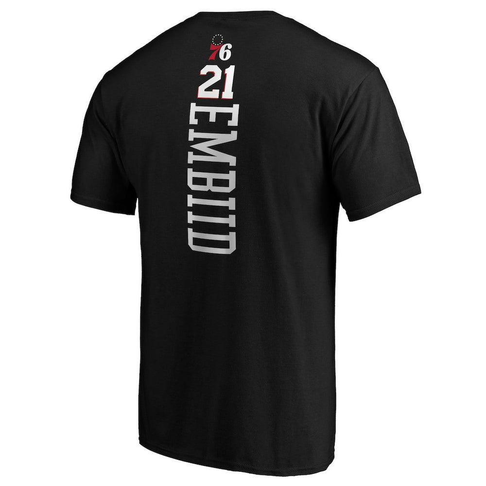 Joel Embiid Philadelphia 76ers Playmaker Name & Number T-Shirt Black - NBA