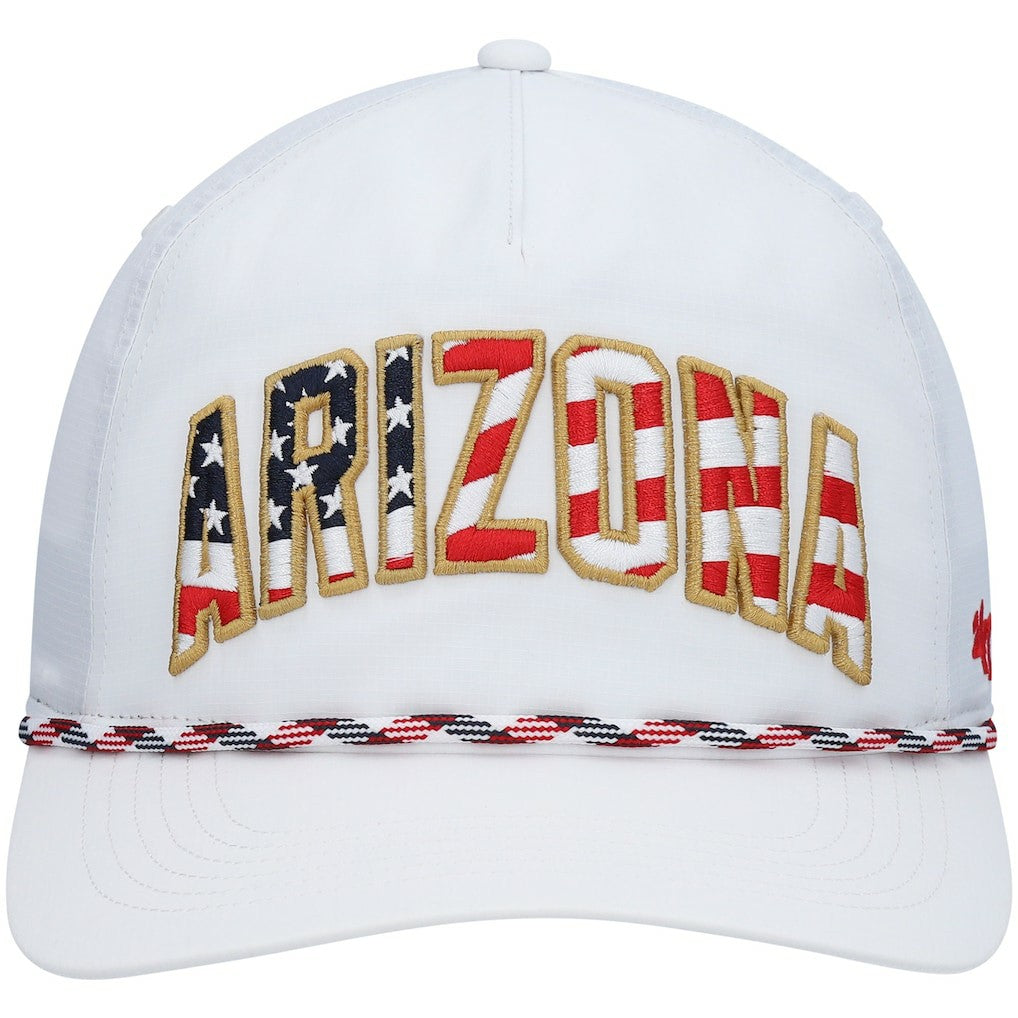 Arizona Cardinals '47 Hitch Stars and Stripes Trucker Adjustable Hat White | 47 brand