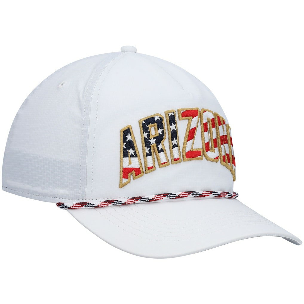 Arizona Cardinals '47 Hitch Stars and Stripes Trucker Adjustable Hat White | 47 brand
