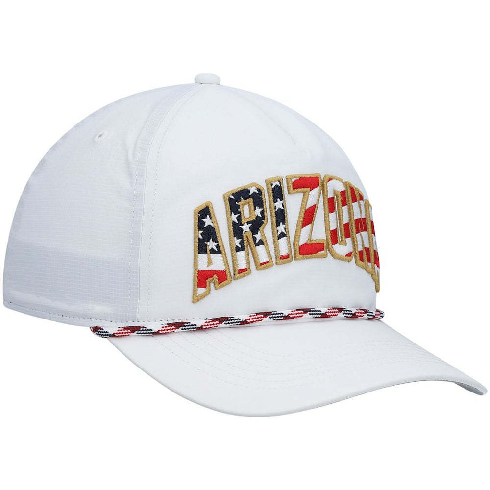Arizona Cardinals '47 Hitch Stars and Stripes Trucker Adjustable Hat White | 47 brand