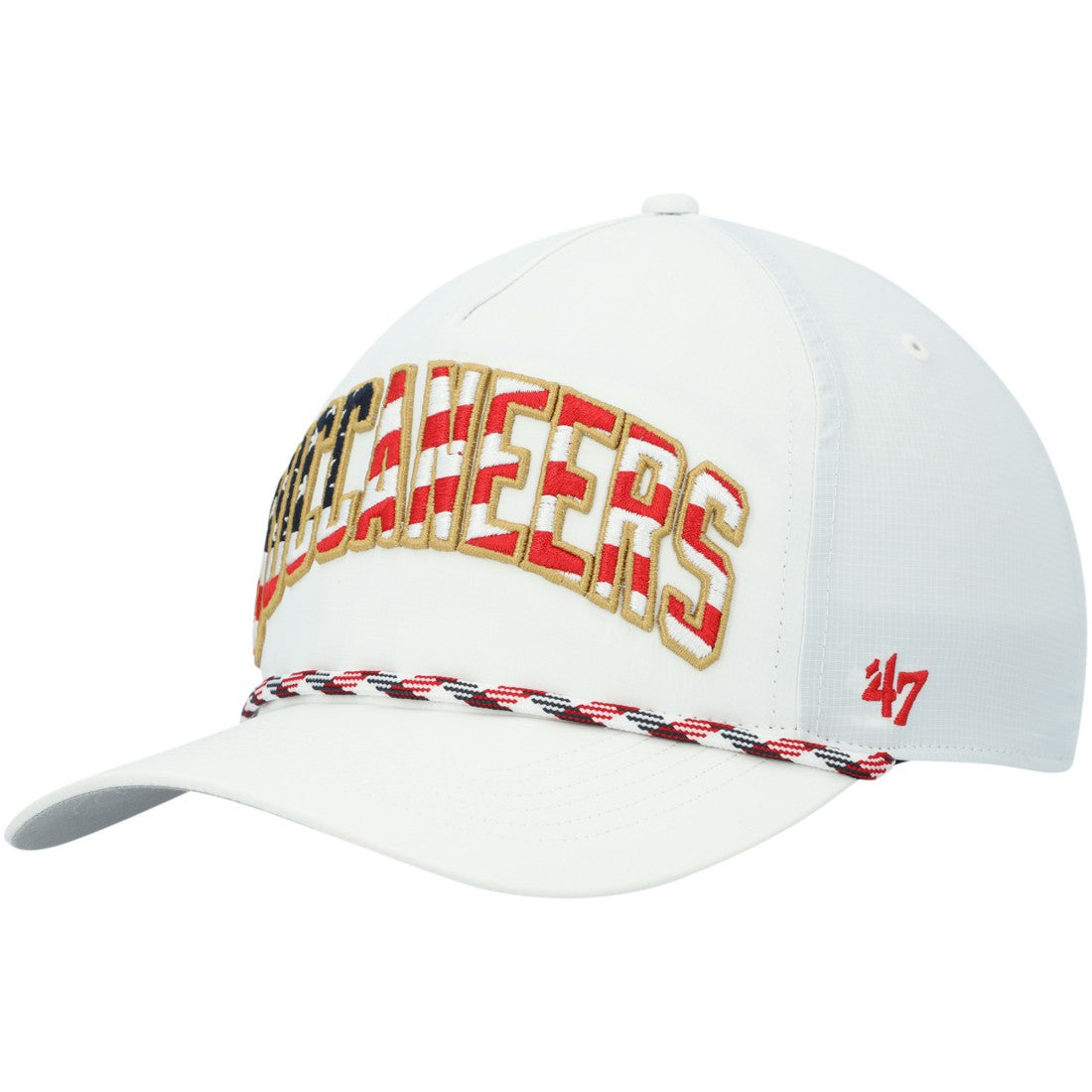 Tampa Bay Buccaneers '47 Hitch Stars and Stripes Trucker Adjustable Hat White | 47 brand