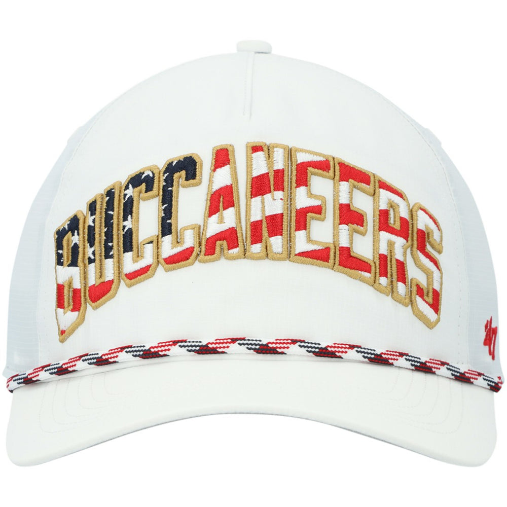 Tampa Bay Buccaneers '47 Hitch Stars and Stripes Trucker Adjustable Hat White | 47 brand