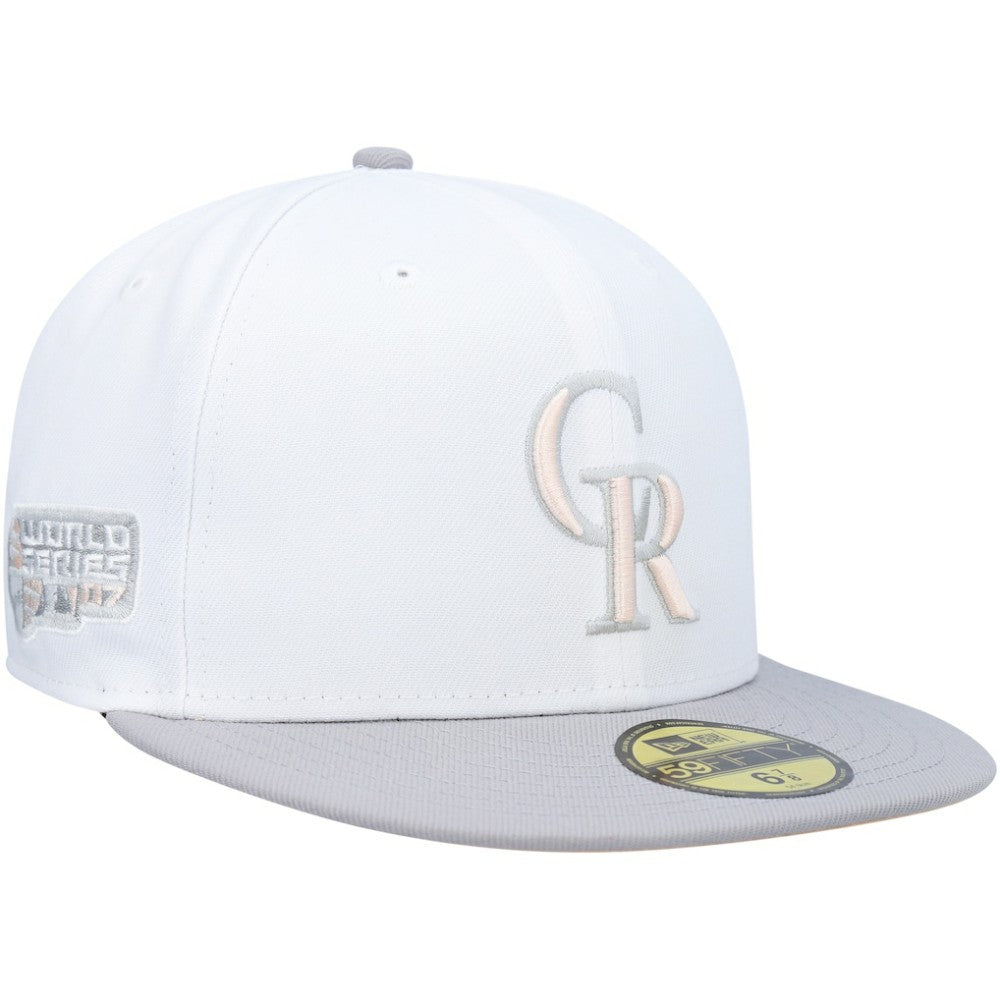 Colorado Rockies New Era 2007 World Series Side Patch Undervisor 59FIFTY Fitted Hat - MLB