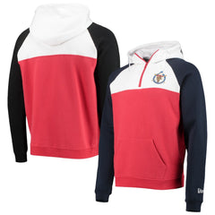 Washington Nationals New Era Cooperstown Collection Quarter-Zip Hoodie Jacket - MLB