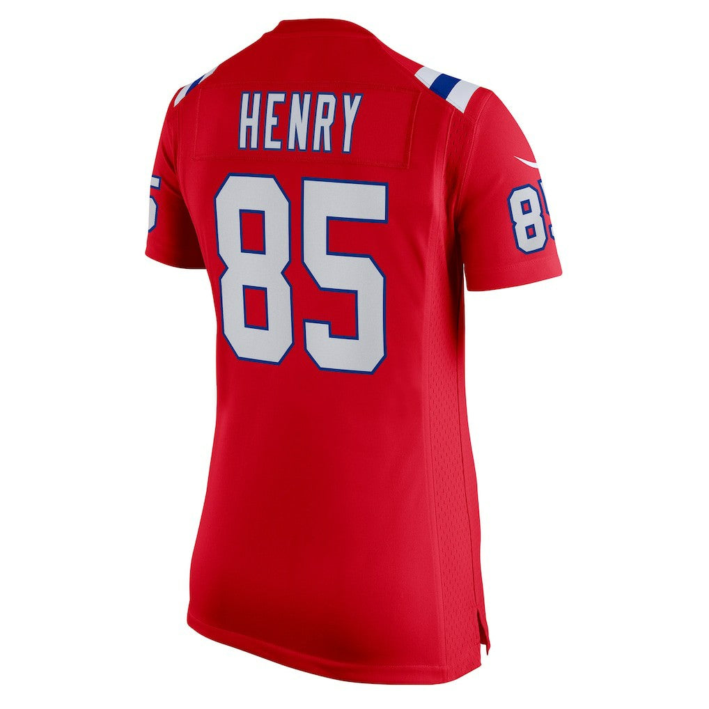 Hunter Henry New England Patriots Women's Team Game Jersey Red | Nike for Sale