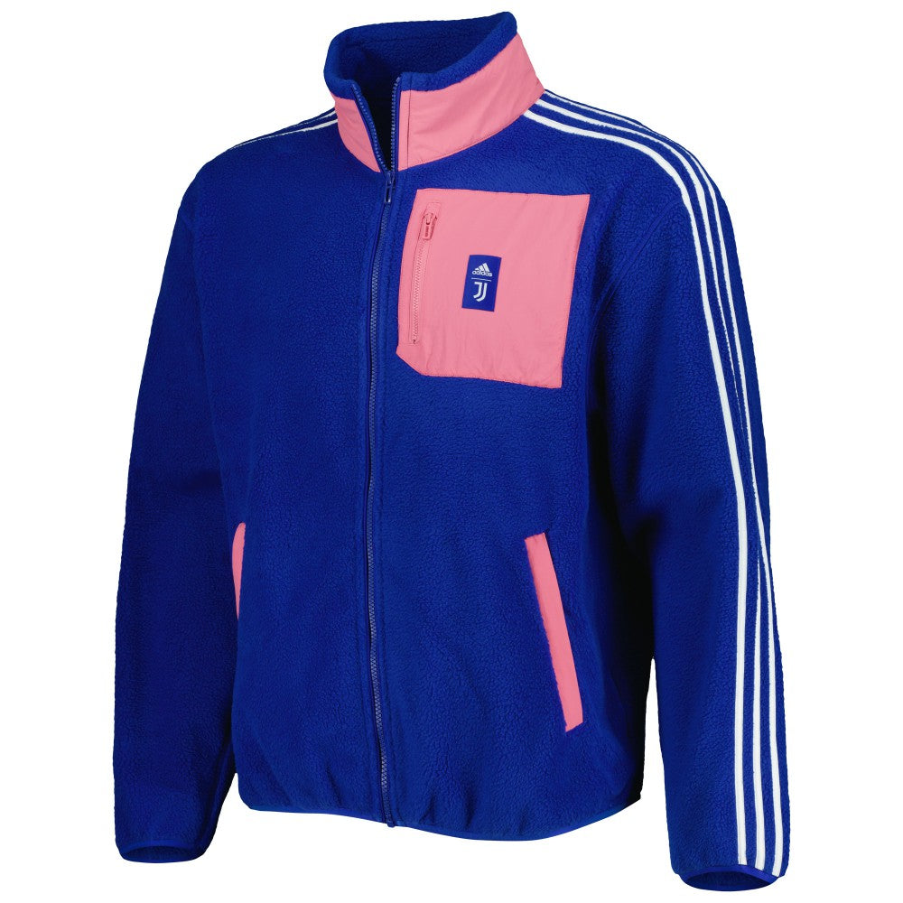 Juventus Lifestyler Fleece Full-Zip Jacket Blue | Adidas discount