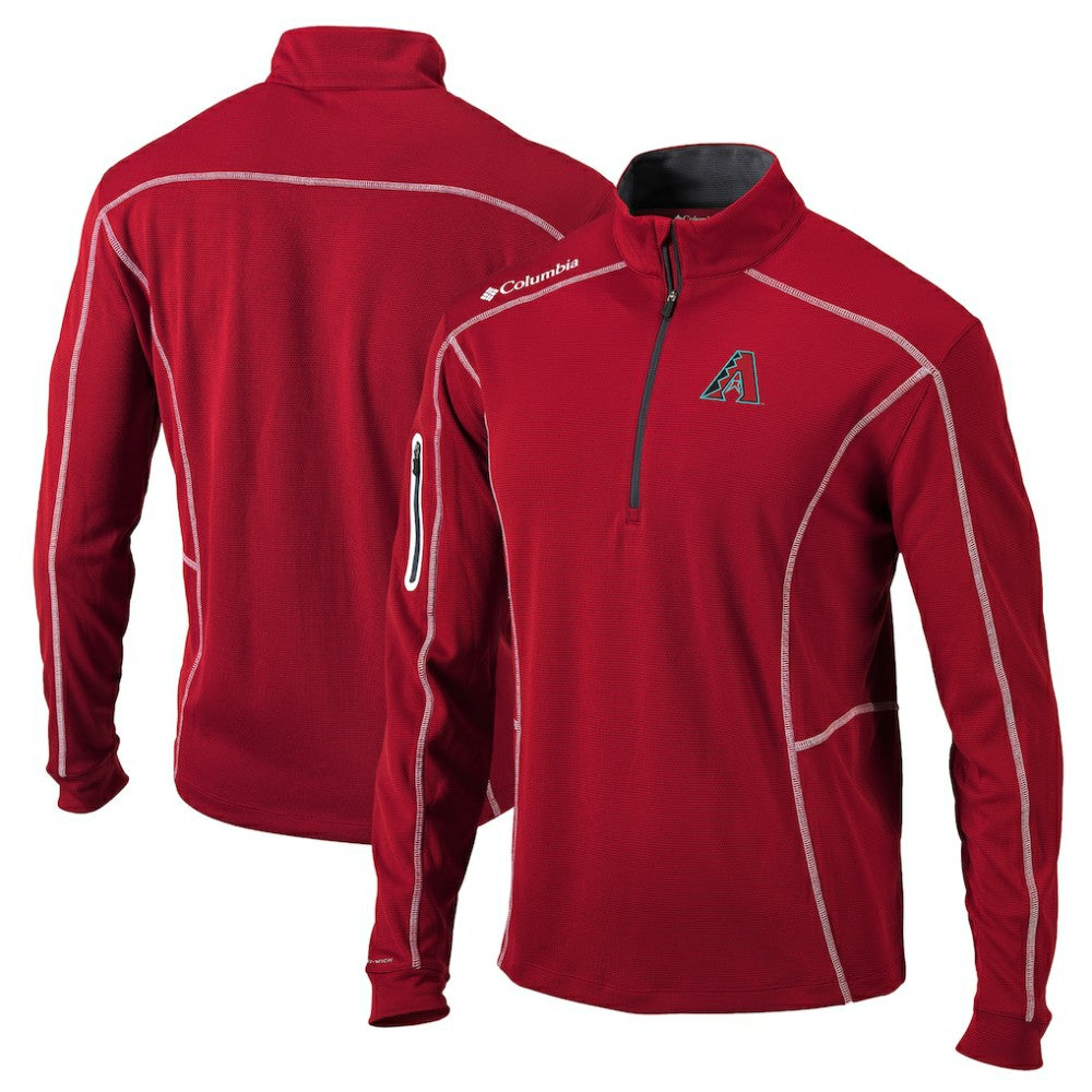 Arizona Diamondbacks Columbia Shotgun Omni-Wick Quarter-Zip Pullover Jacket - MLB