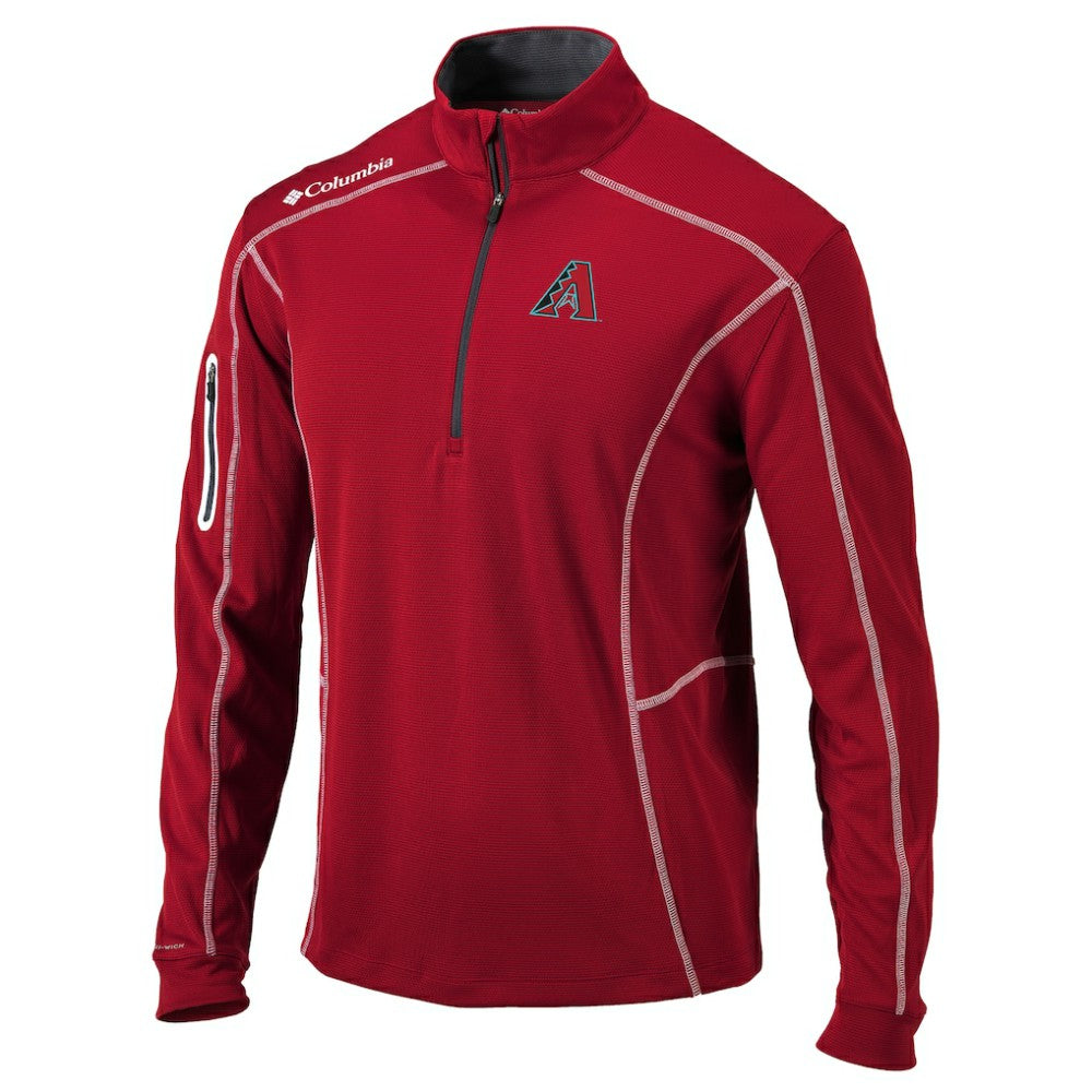 Arizona Diamondbacks Columbia Shotgun Omni-Wick Quarter-Zip Pullover Jacket - MLB