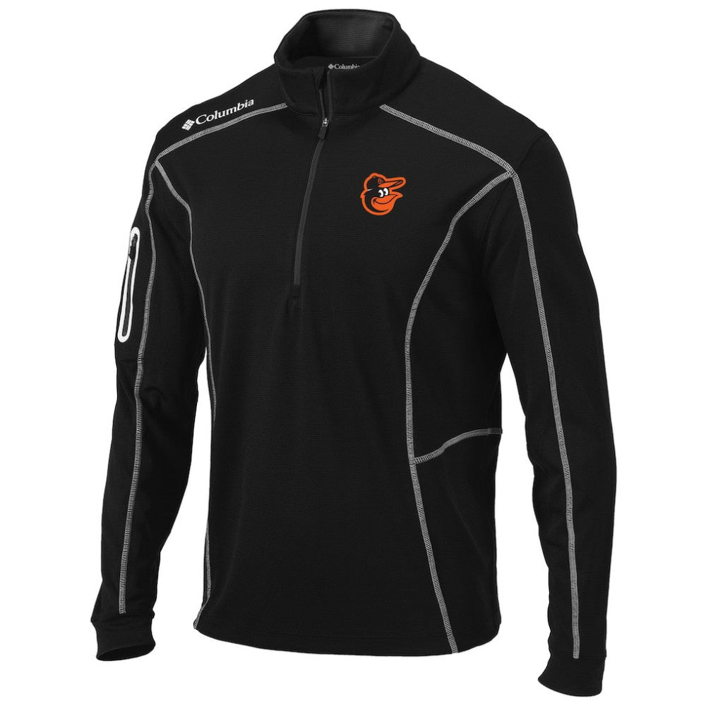 Baltimore Orioles Columbia Shotgun Omni-Wick Quarter-Zip Pullover Jacket - MLB