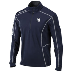 New York Yankees Columbia Shotgun Omni-Wick Quarter-Zip Pullover Jacket - MLB