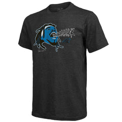 Cam Newton Carolina Panthers Majestic Threads Tri-Blend Player Graphic T-Shirt Black | NFL